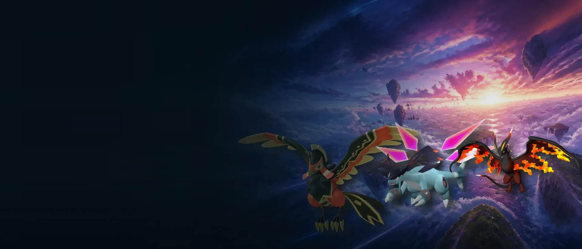 Fast Palworld flying mounts crossing the sky above the islands